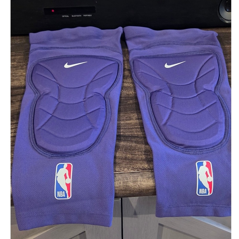 Nike Pro NBA Knee Pad Sleeves Men L/XL Purple New Basketball Support CT3877-530